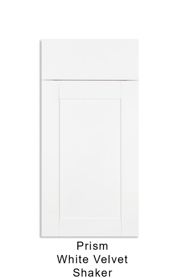 Prism White Velvet Shaker White Cabinetry Doors