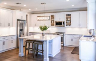 White Shaker Cabinets Create a Timeless Kitchen Design