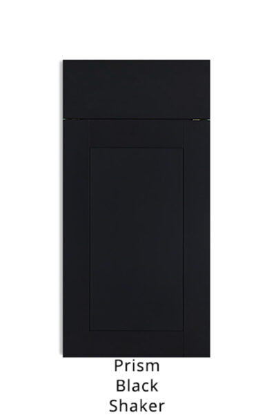 Prism Black Shaker Modern Cabinetry