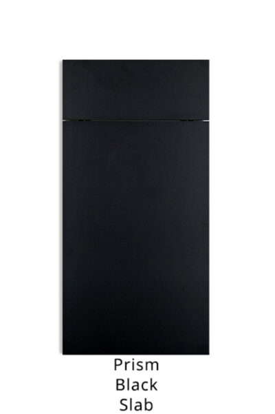Prism Black Slab Modern Cabinetry