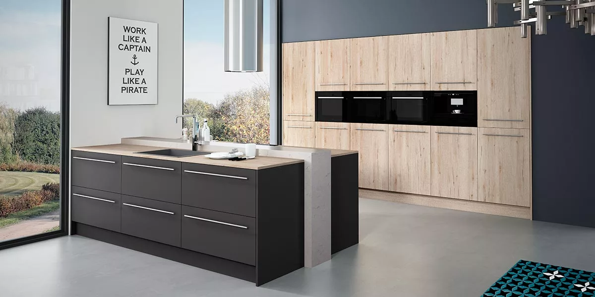 frameless cabinetry design antracita kitchen inspiration