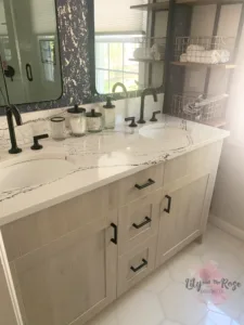 A Custom Vanity Master Bathroom Morristown, NJ