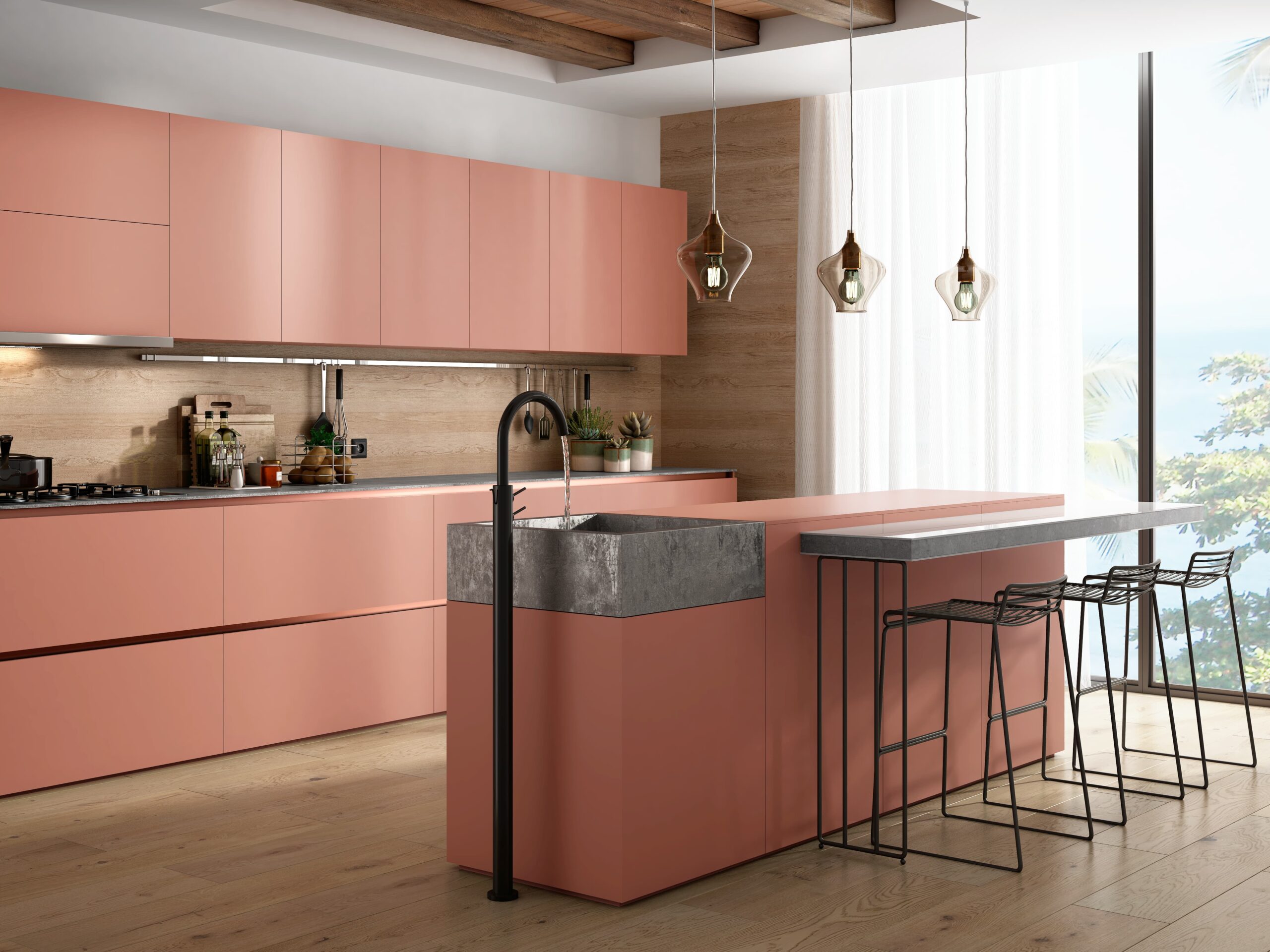 Trending color for kitchens Cotto