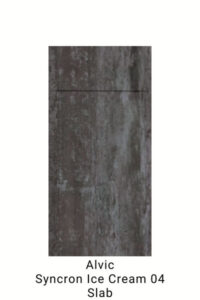 modern wood tone cabinetry Slab Door